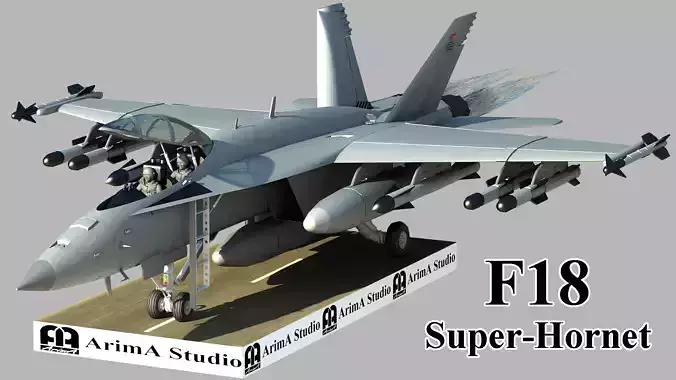 Fighter aircraft F 18 Super hornet