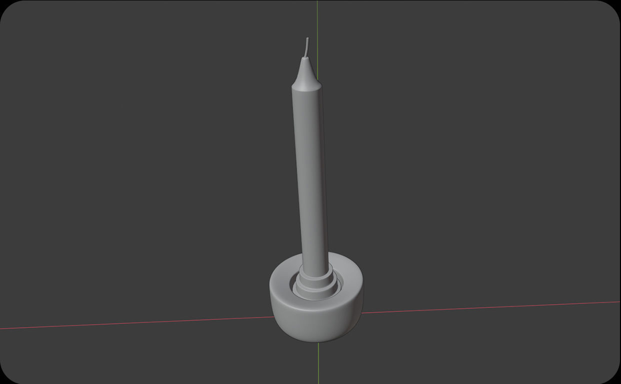 Candle Holder Design stl file for 3d printing 3D print model_3
