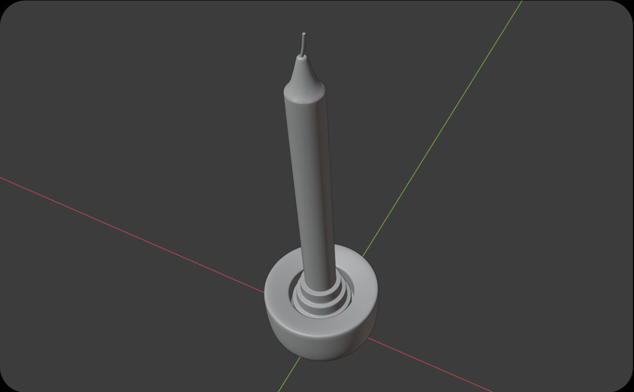 Candle Holder Design stl file for 3d printing 3D print model_9