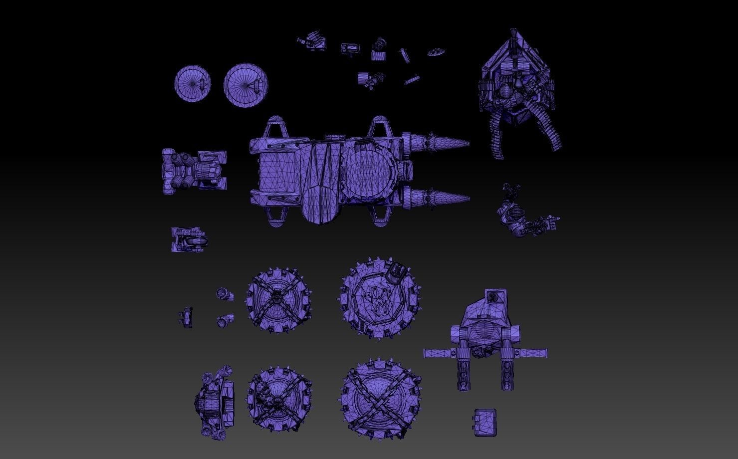 Orc Panzer Buggy 3D print model_13