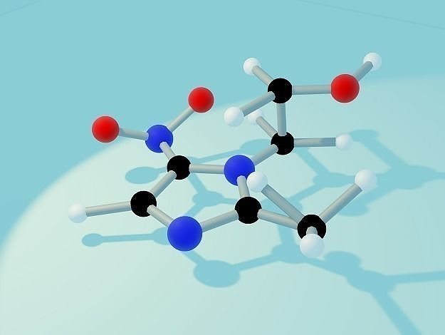 Organic Chemistry - Metronidazole  3D print model