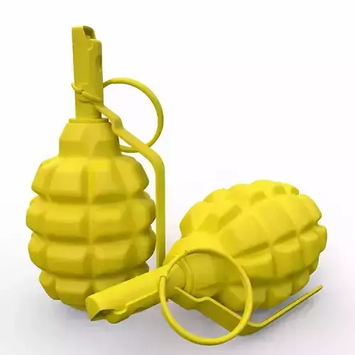 F1 Hand Grenade 3D print model