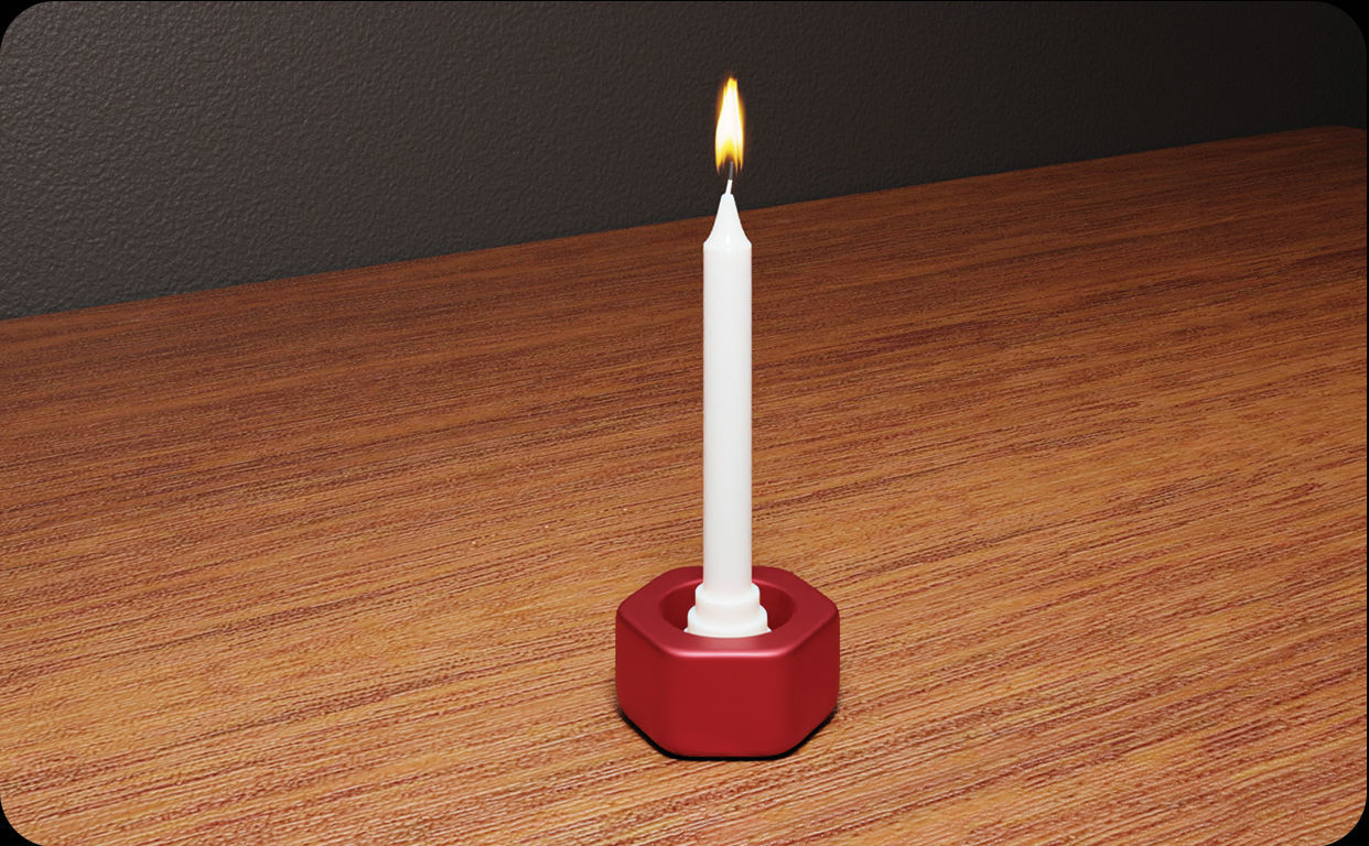 Candle Holder Design stl file for 3d printing 3D print model_1
