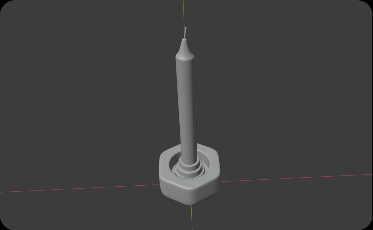 Candle Holder Design stl file for 3d printing 3D print model_3