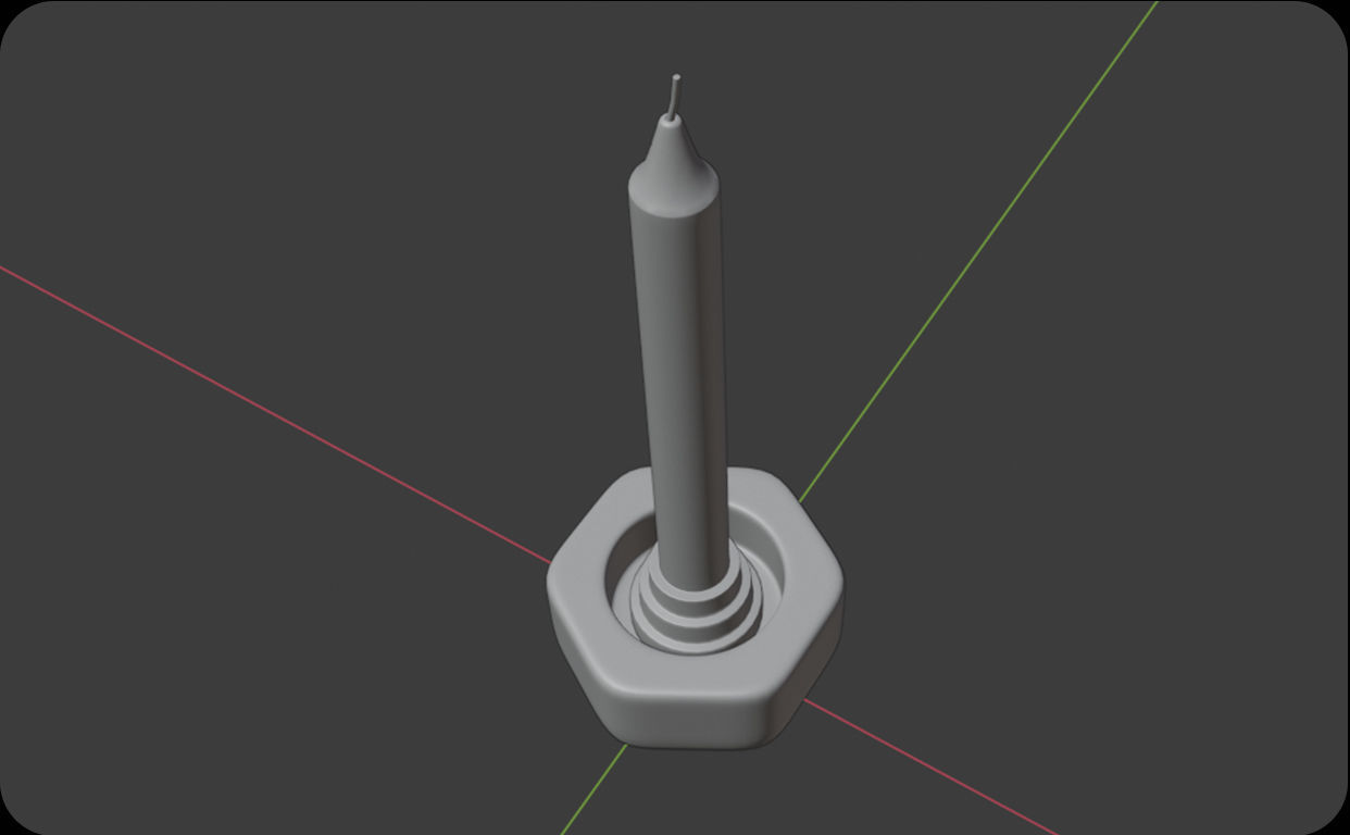 Candle Holder Design stl file for 3d printing 3D print model_9