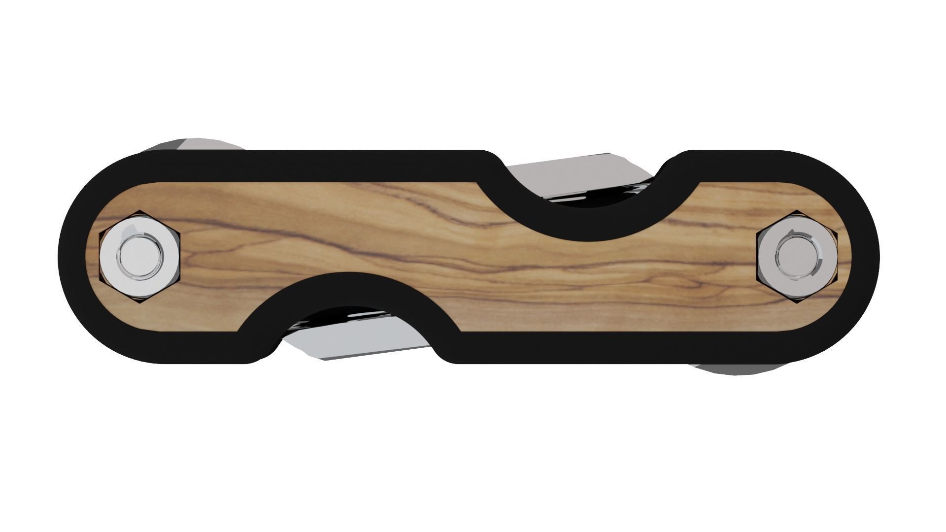 Woodkey - a 3D printed Keyholder Free 3D print model_2