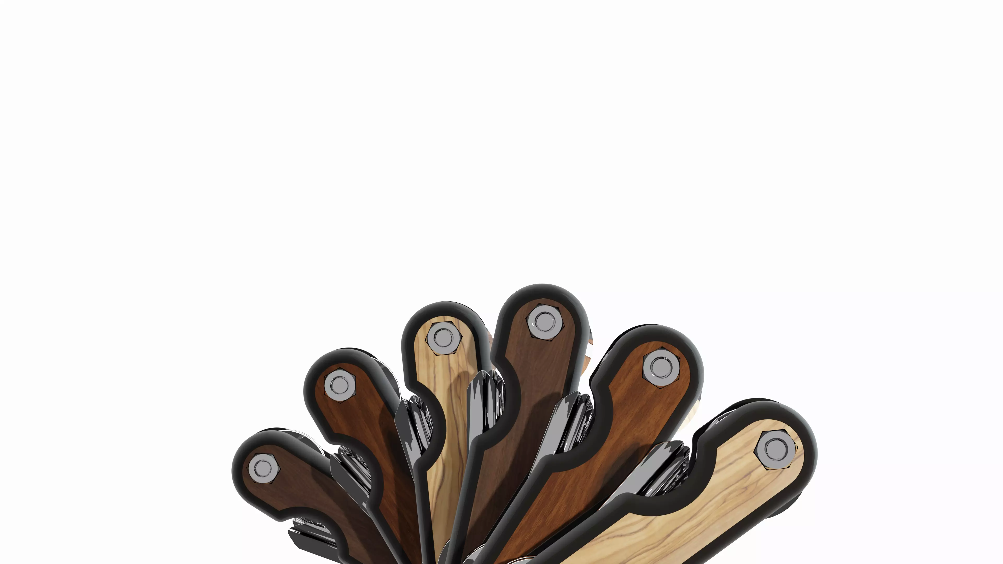 Woodkey - a 3D printed Keyholder Free 3D print model_0