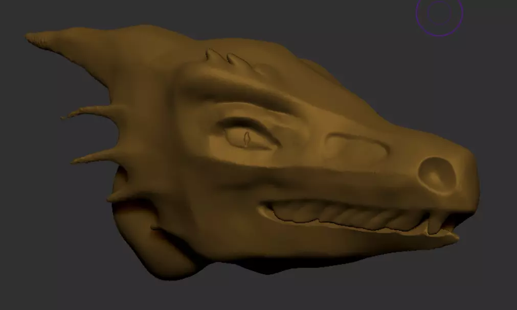 Dragon Head Free 3D model
