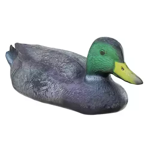 Decorative duck for artificial ponds and pools