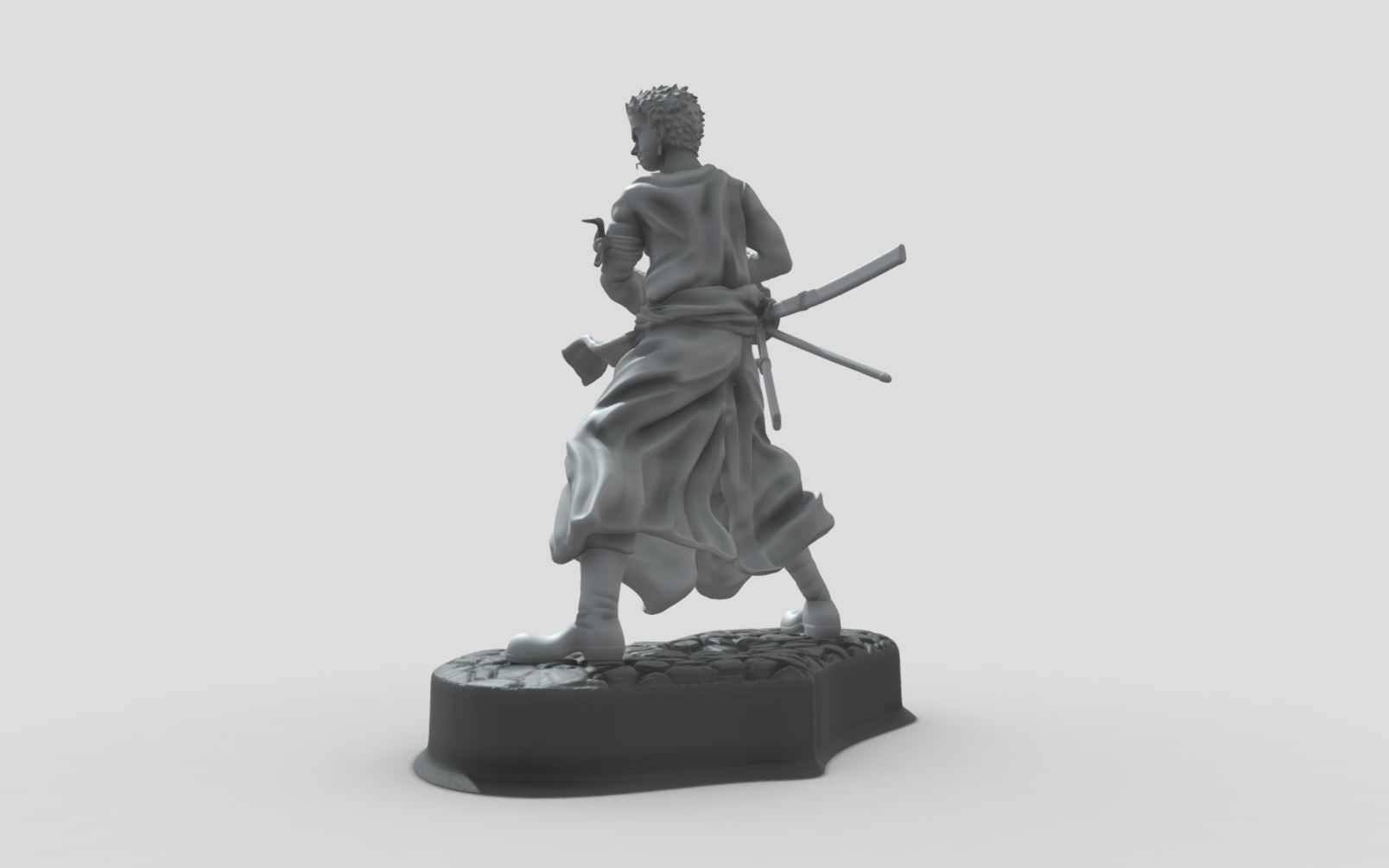 RORONOA ZORO ONE PIECE - 3D PRINTING 3D print model_11