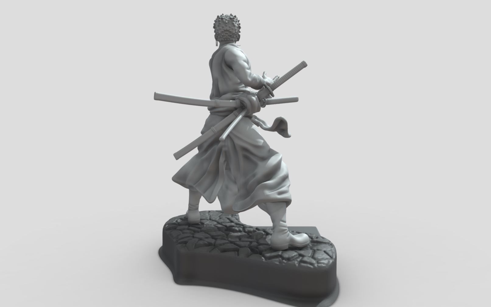 RORONOA ZORO ONE PIECE - 3D PRINTING 3D print model_6