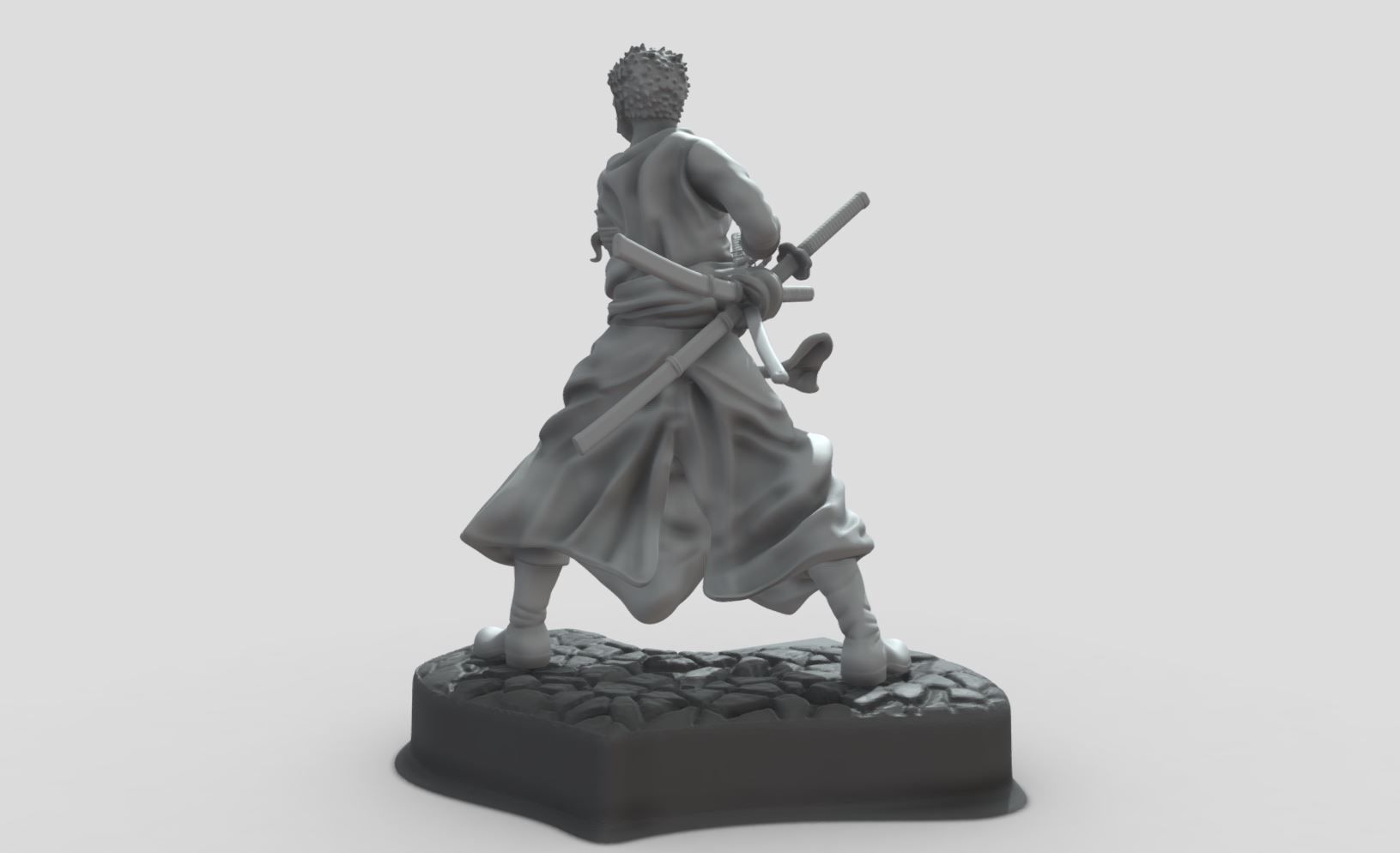 RORONOA ZORO ONE PIECE - 3D PRINTING 3D print model_5