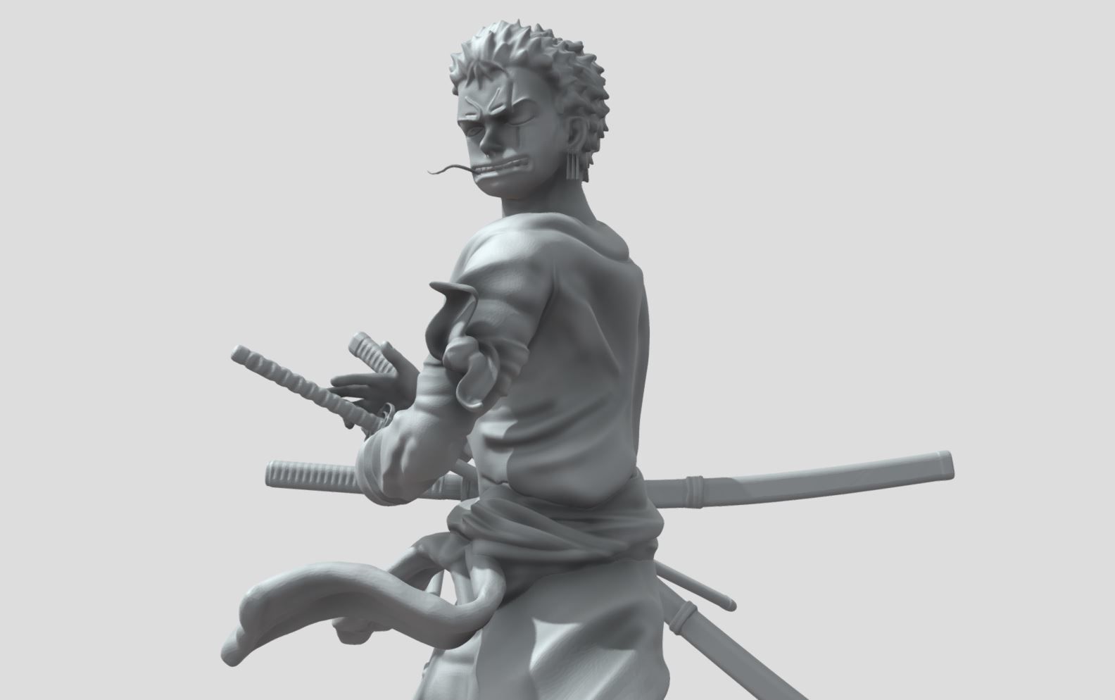 RORONOA ZORO ONE PIECE - 3D PRINTING 3D print model_1