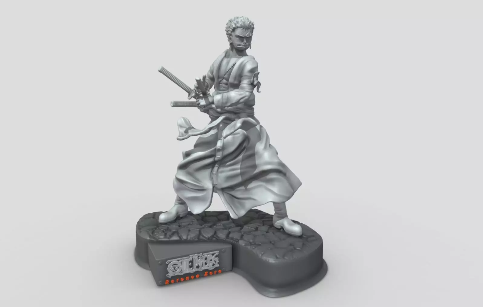 RORONOA ZORO ONE PIECE - 3D PRINTING 3D print model_0