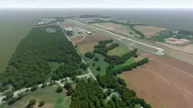 Monroe County Airport 3D model