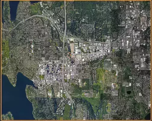 Seattle city map 2021 latest 3D model