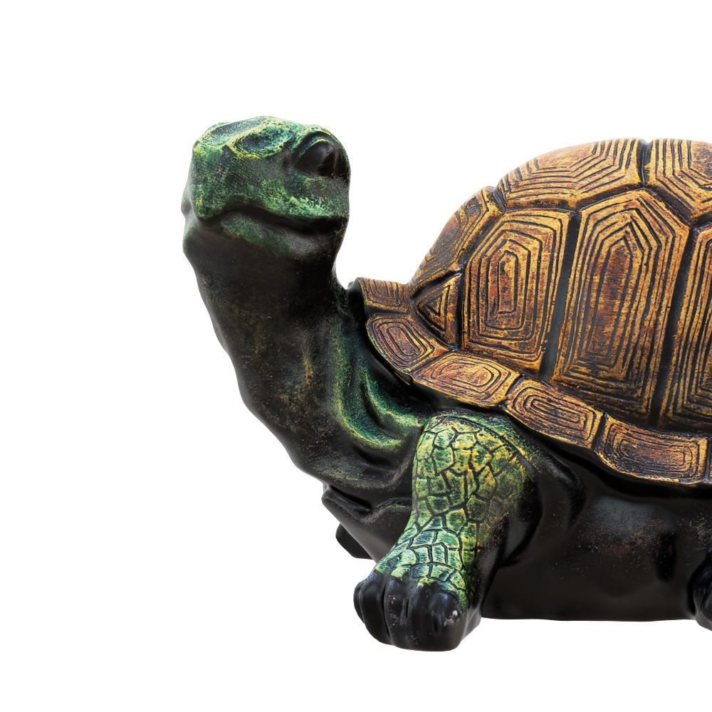 Garden turtle figurine 3D model_5