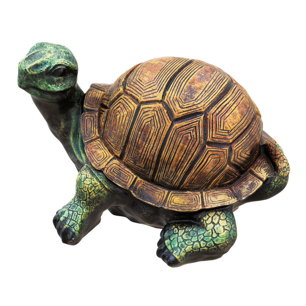 Garden turtle figurine 3D model_2