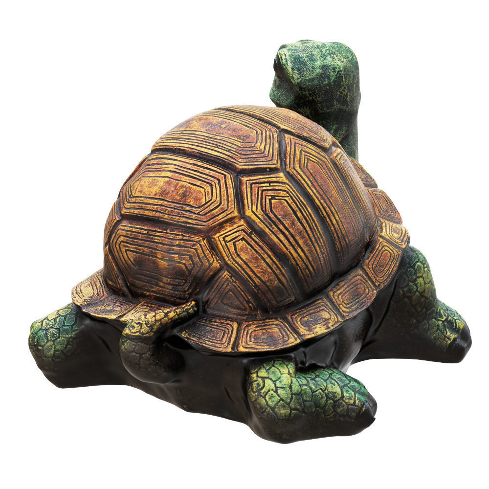 Garden turtle figurine 3D model_4
