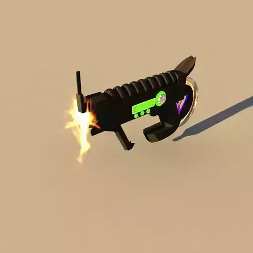 futuristic weapon Free low-poly 3D model