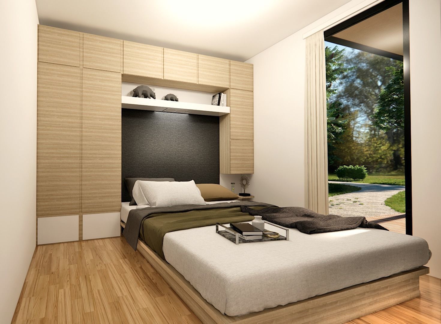 comboK2 moder 2 storey container house Low-poly 3D model_10