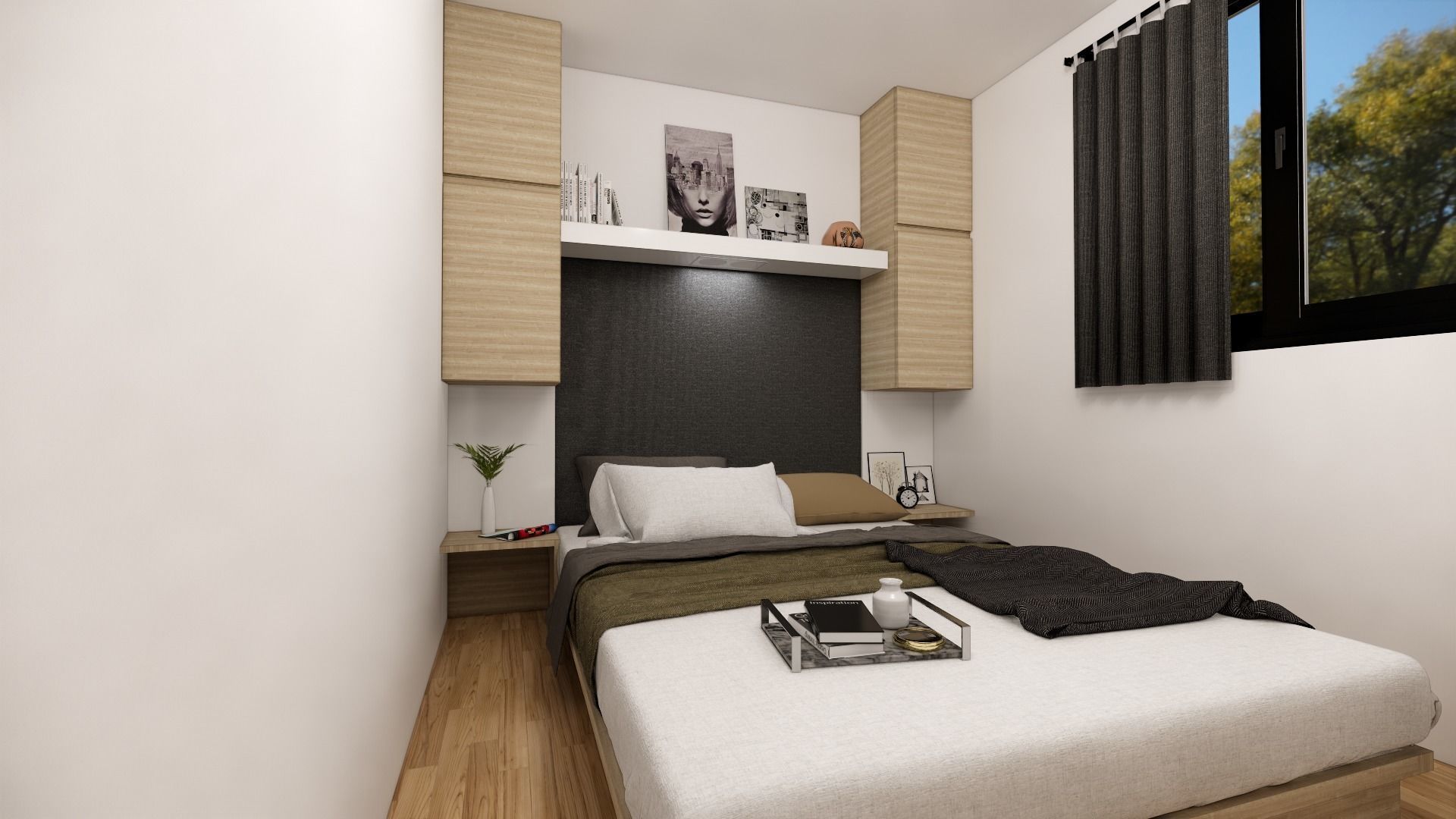 comboK2 moder 2 storey container house Low-poly 3D model_12