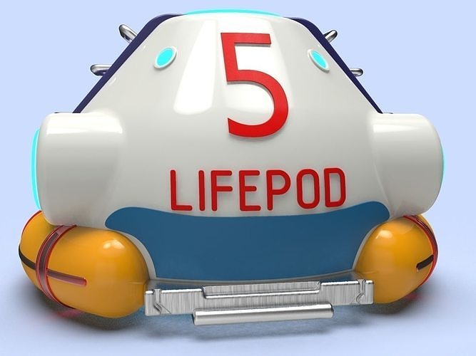 Subnautica Lifepod aquarium decoration game 3d model 3D print model