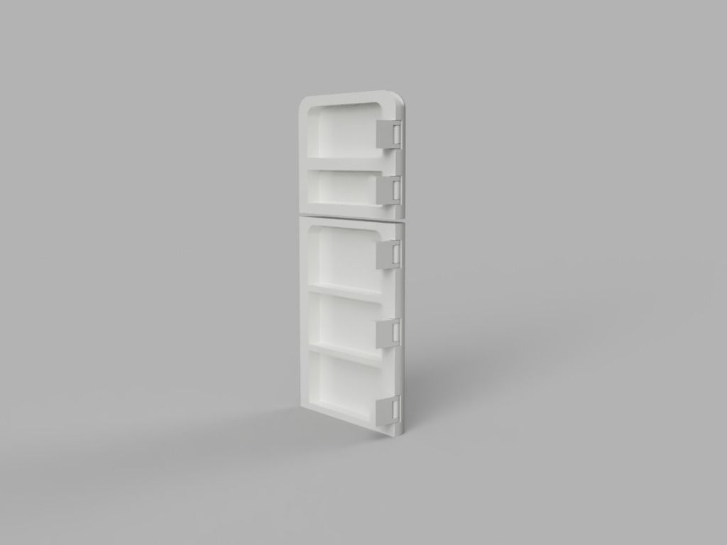Fridge SMEG 3D print model_5