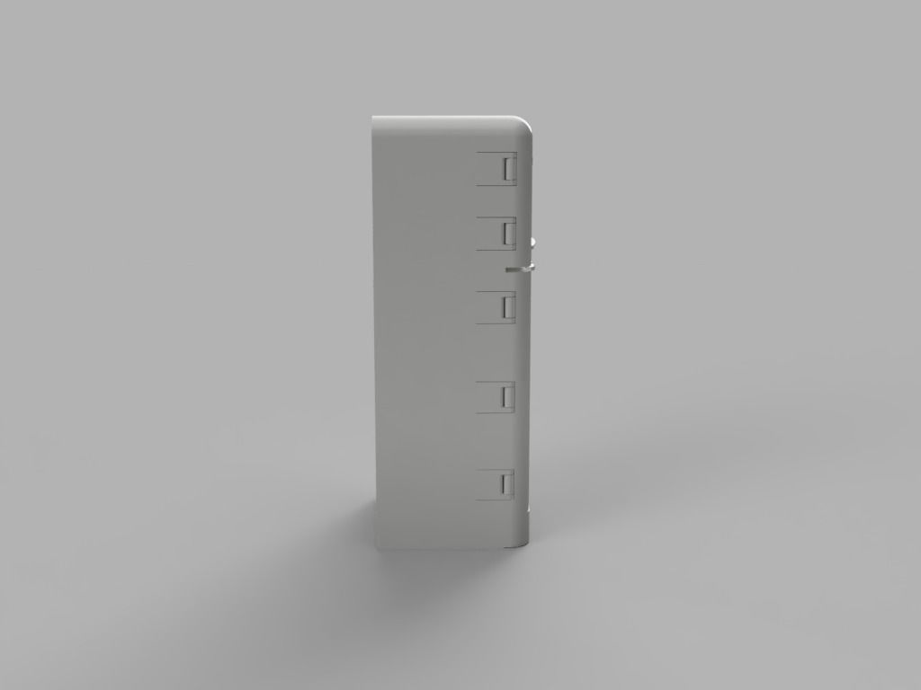 Fridge SMEG 3D print model_4