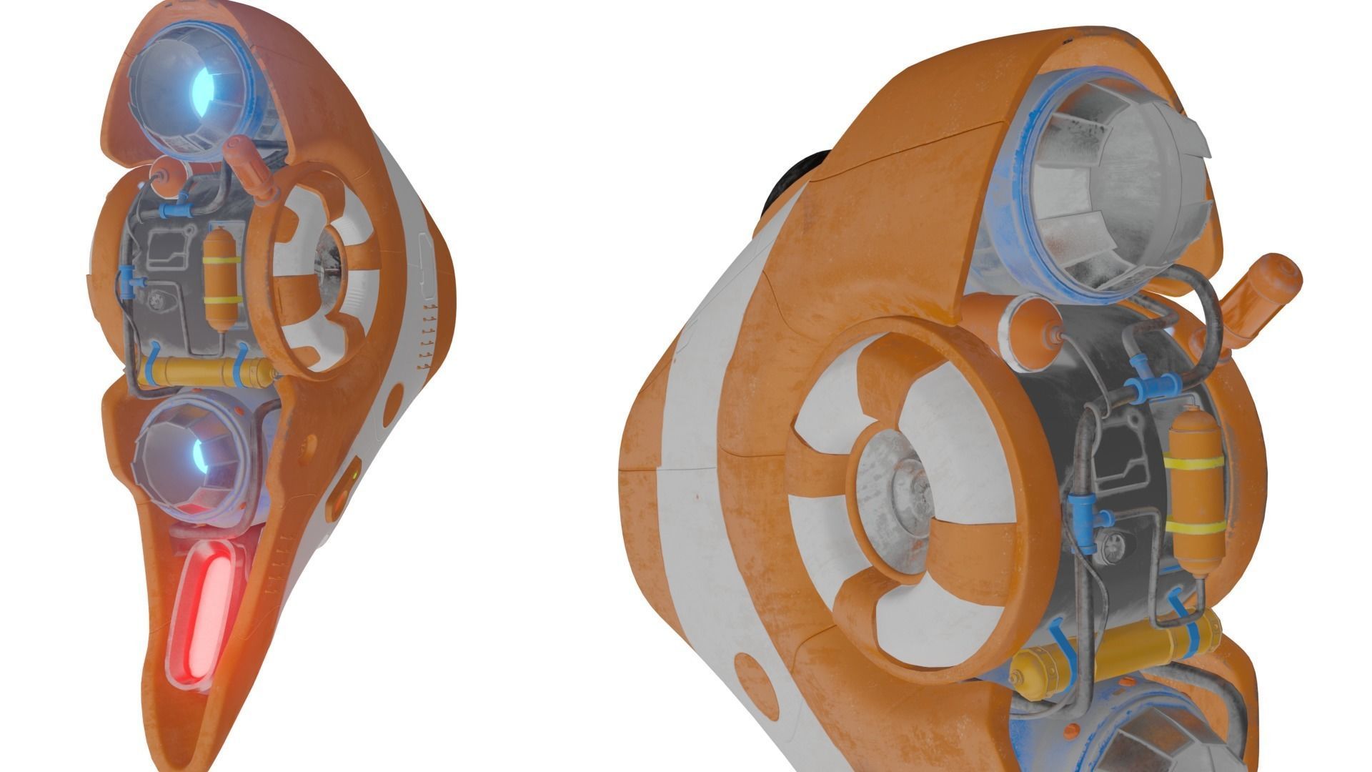 SHIP F15 underwater or submarine 3D model_3