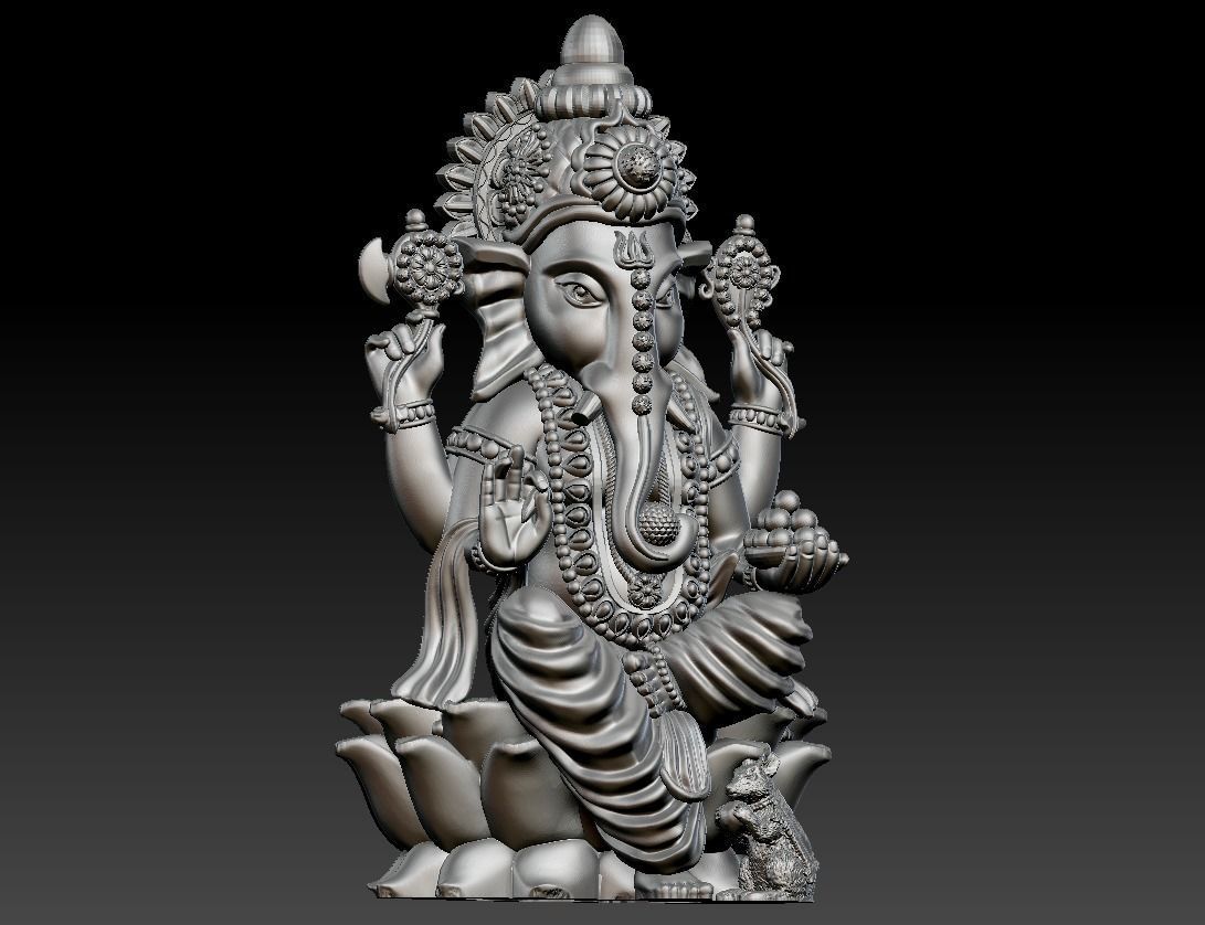 Ganesh statue for 3d print 3D print model_1