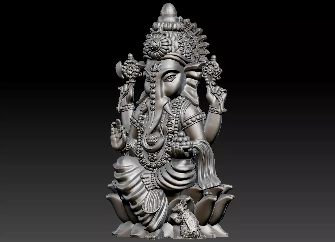 Ganesh statue for 3d print 3D print model_0