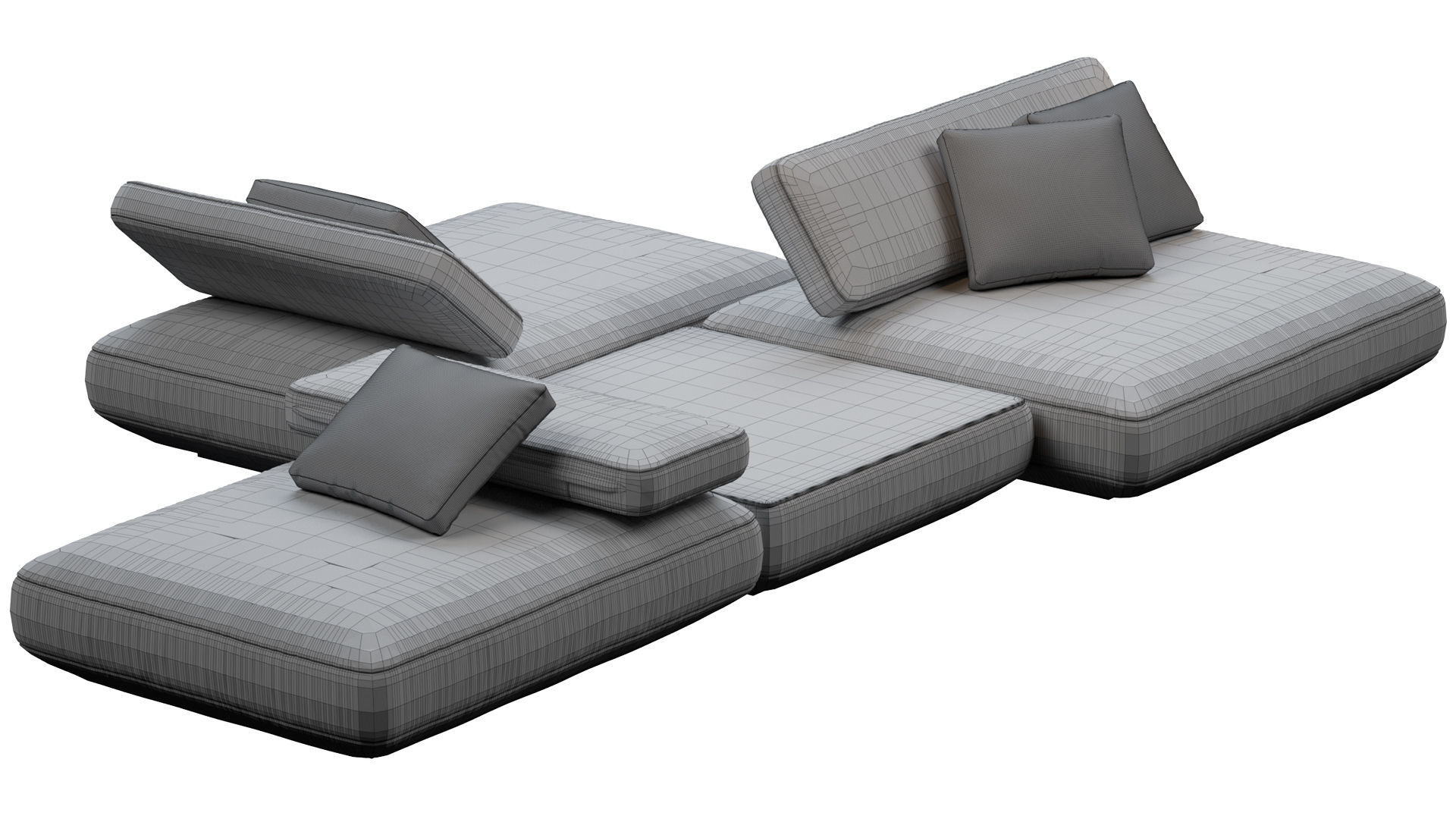 AGIO SOFA Paola Lenti 3D model_7