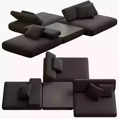 AGIO SOFA Paola Lenti 3D model AGIO SOFA Paola Lenti 3D model