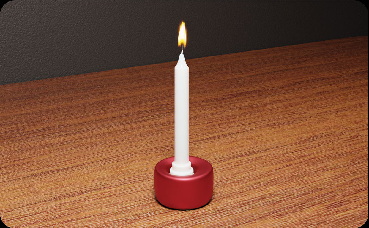 Candle Holder Design stl file for 3d printing  3D print model_1