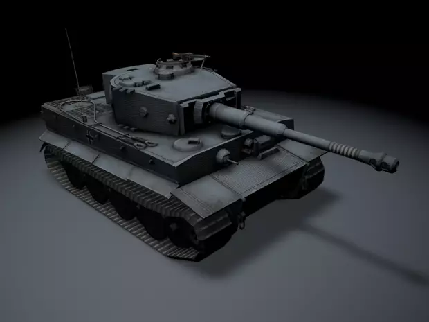 E 25 panzer tank 3D print model
