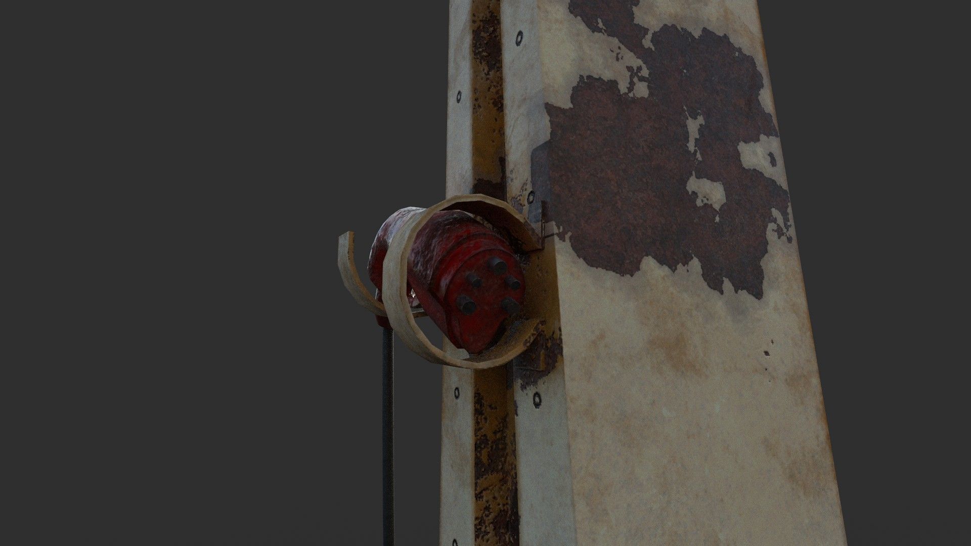 Electric Vehicle Charger Low-poly 3D model_5