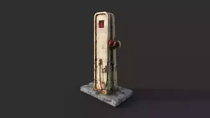 Electric Vehicle Charger Low-poly 3D model