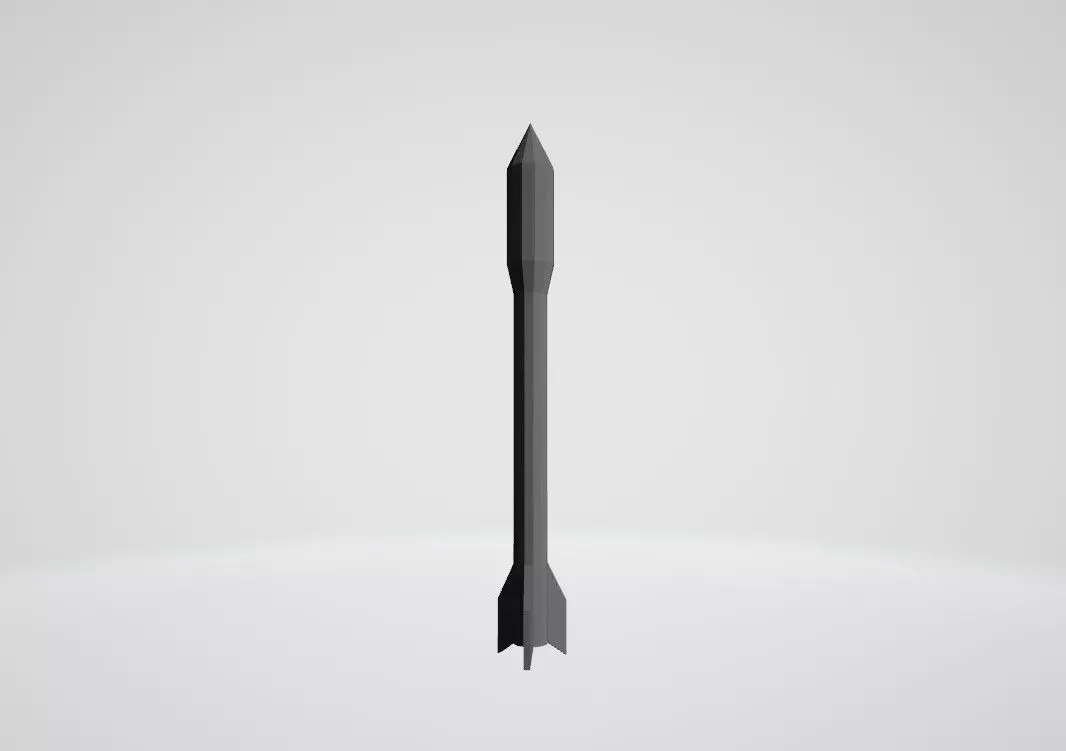Missile rocket launcher 3D print model