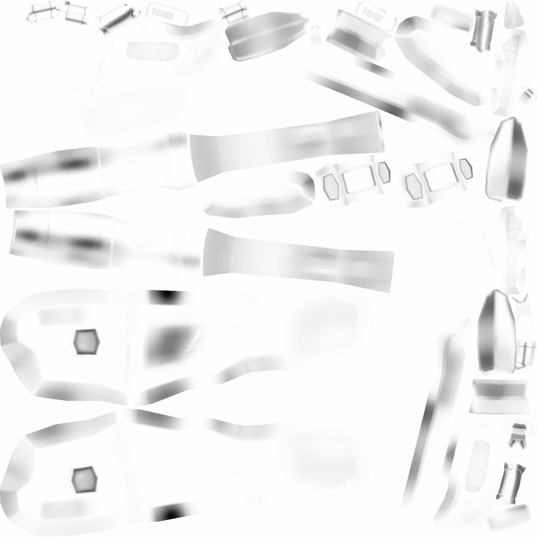 Sci-Fi Gun - Artemis 001 - Futuristic Weapon Low-poly 3D model_20