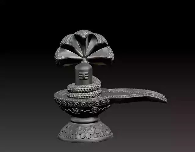Shivling statue for 3d print