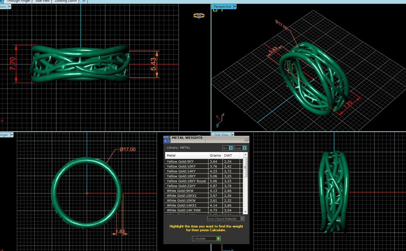  thorn ring  3D print model_2