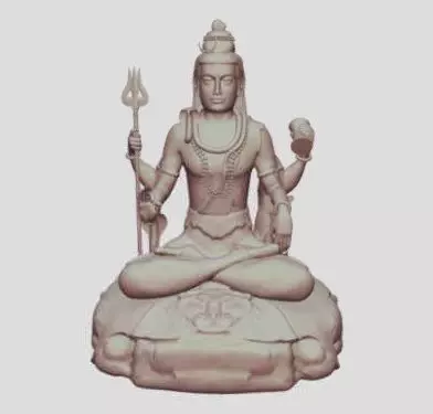 Ancient Buddha Statue 3D print model