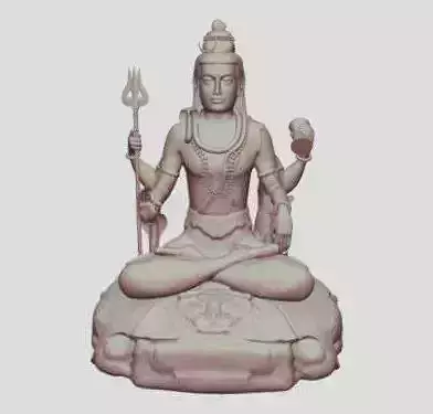 Ancient Buddha Statue 3D print model