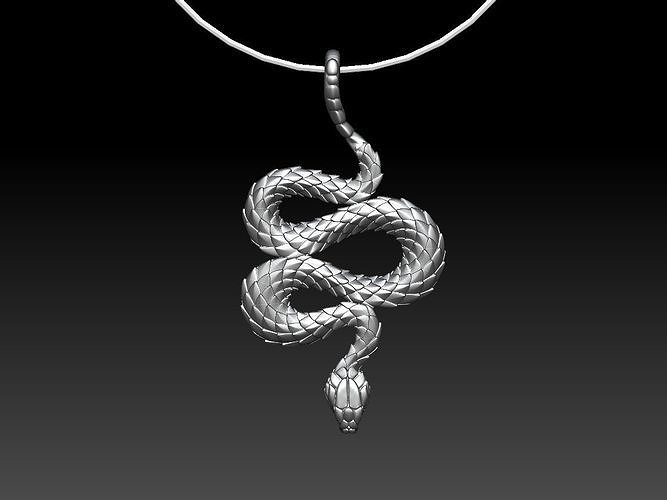 pendant snake  3D print model