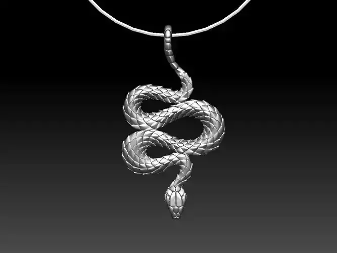 pendant snake  3D print model