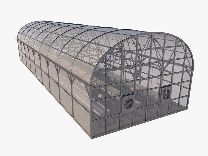 Greenhouse 3D model 2