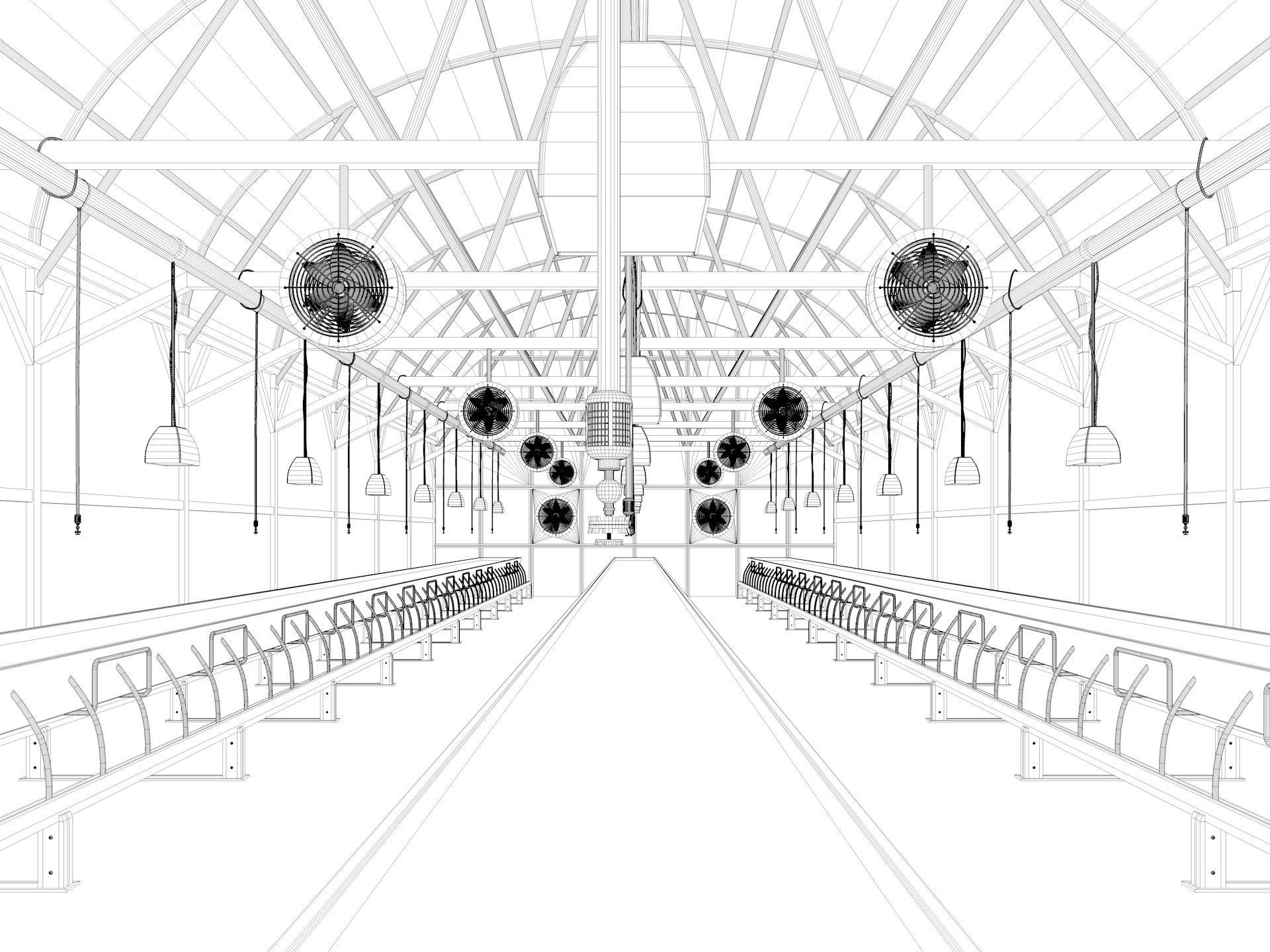 Greenhouse 3D model_10