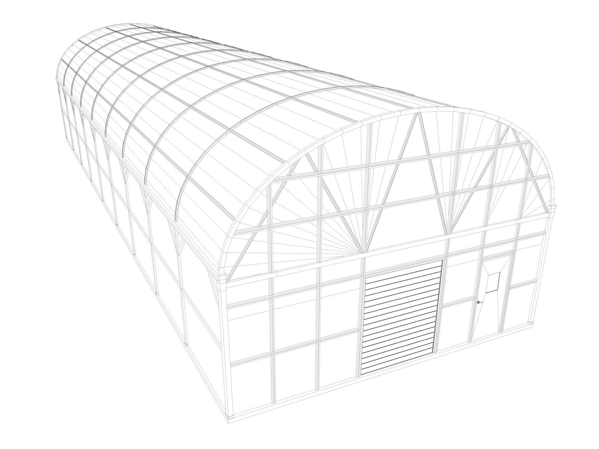 Greenhouse 3D model_14