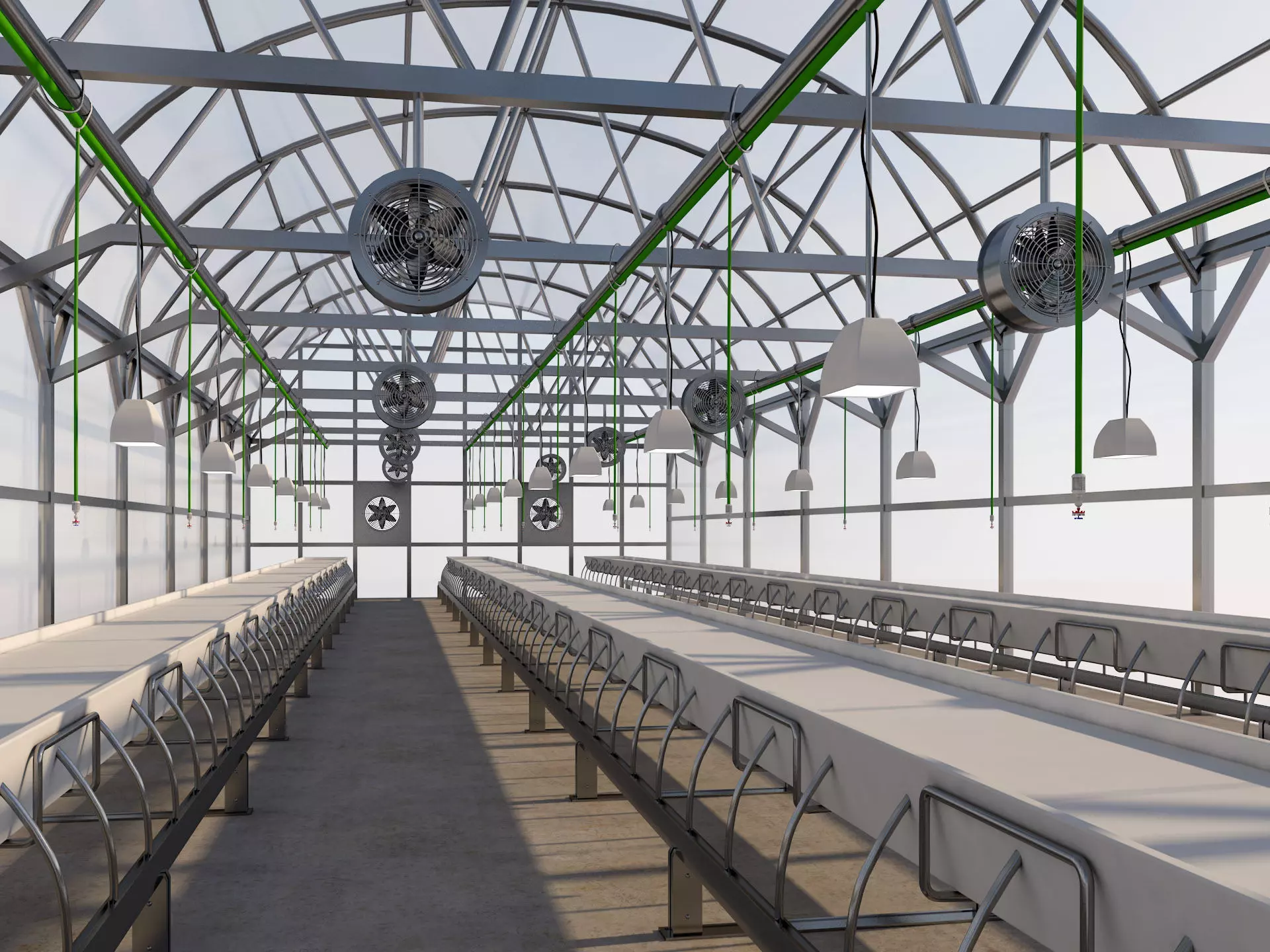 Greenhouse 3D model_0